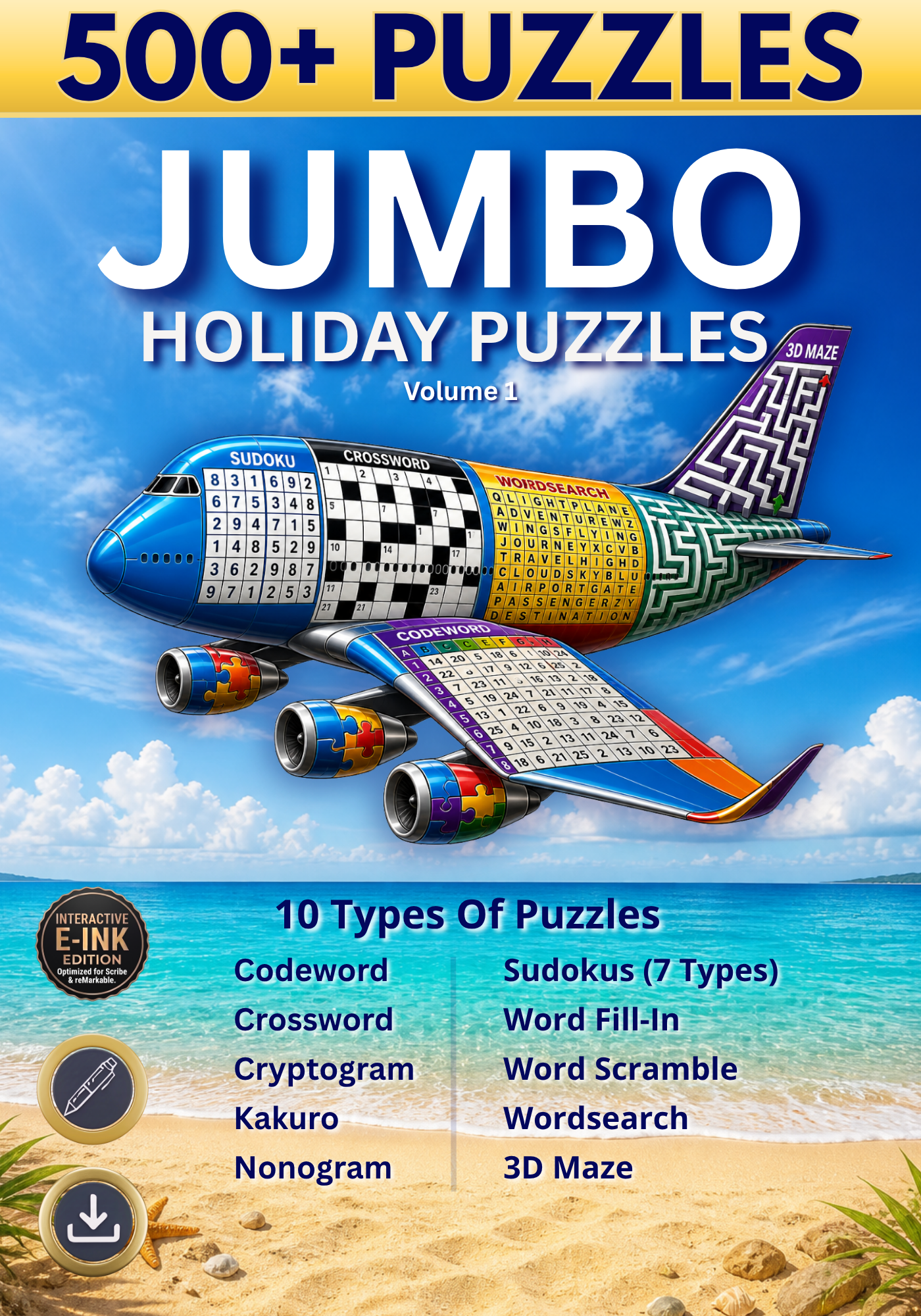 Jumbo Holiday Puzzles Volume 1